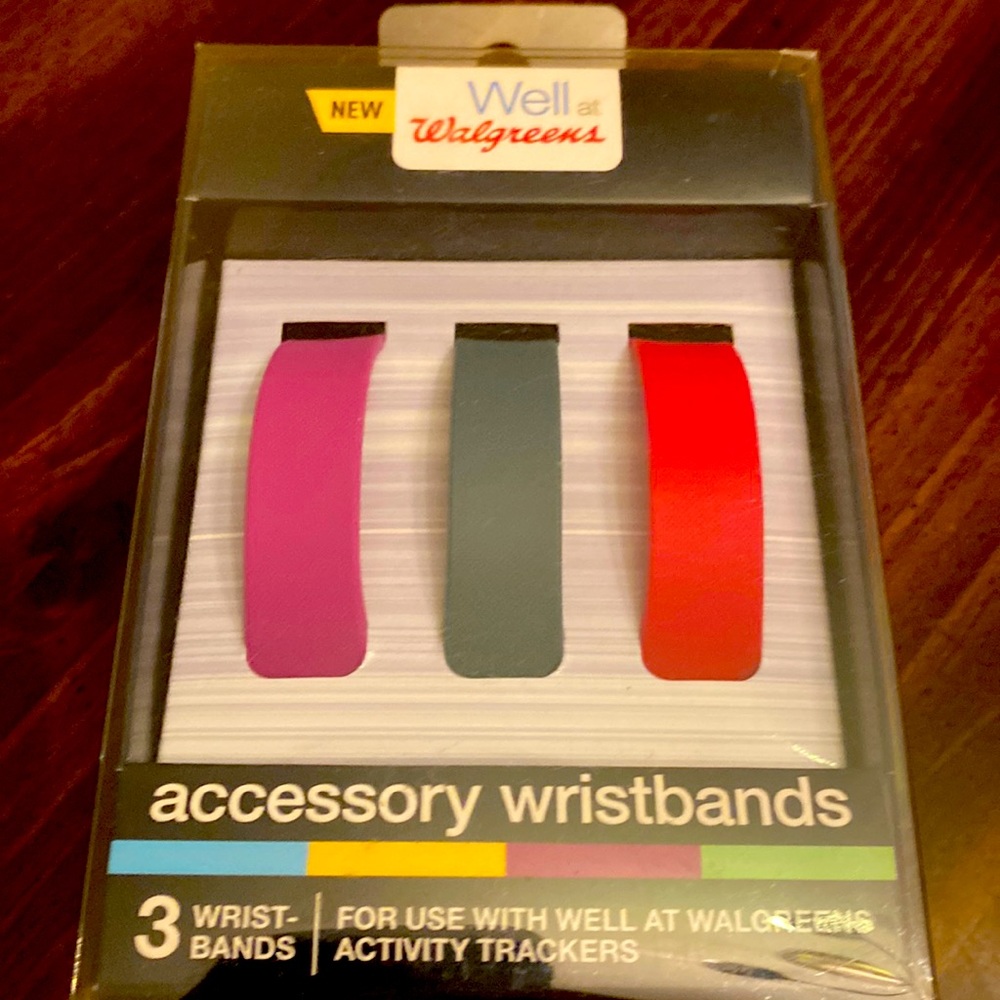Accessory wristbands activity trackers set of 3 new